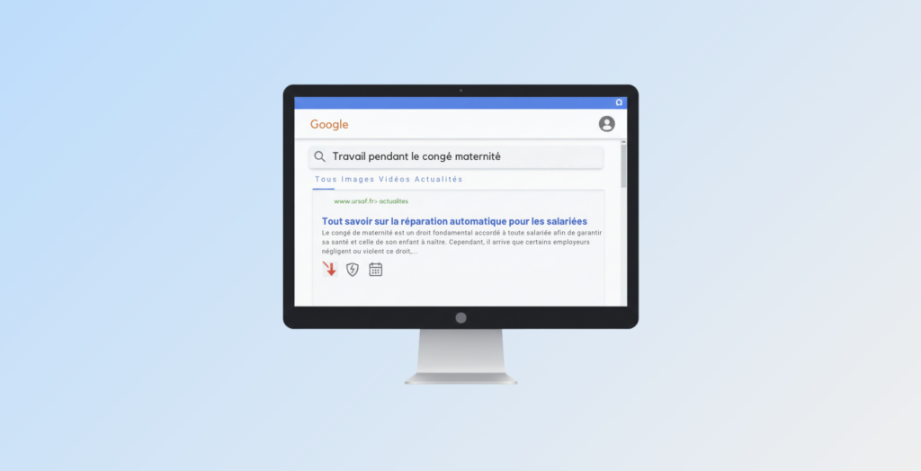Congé maternité travail et réparation automatique droits salariées