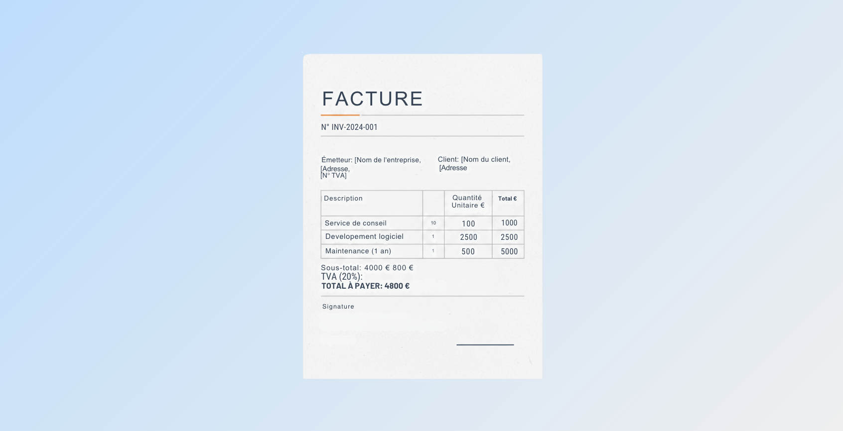 Créer une facture professionnelle guide et mentions obligatoires