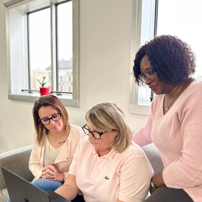 Sonia BRUNO, Fatouma COLLANGE, Christine JOND - Équipe GT Expertise