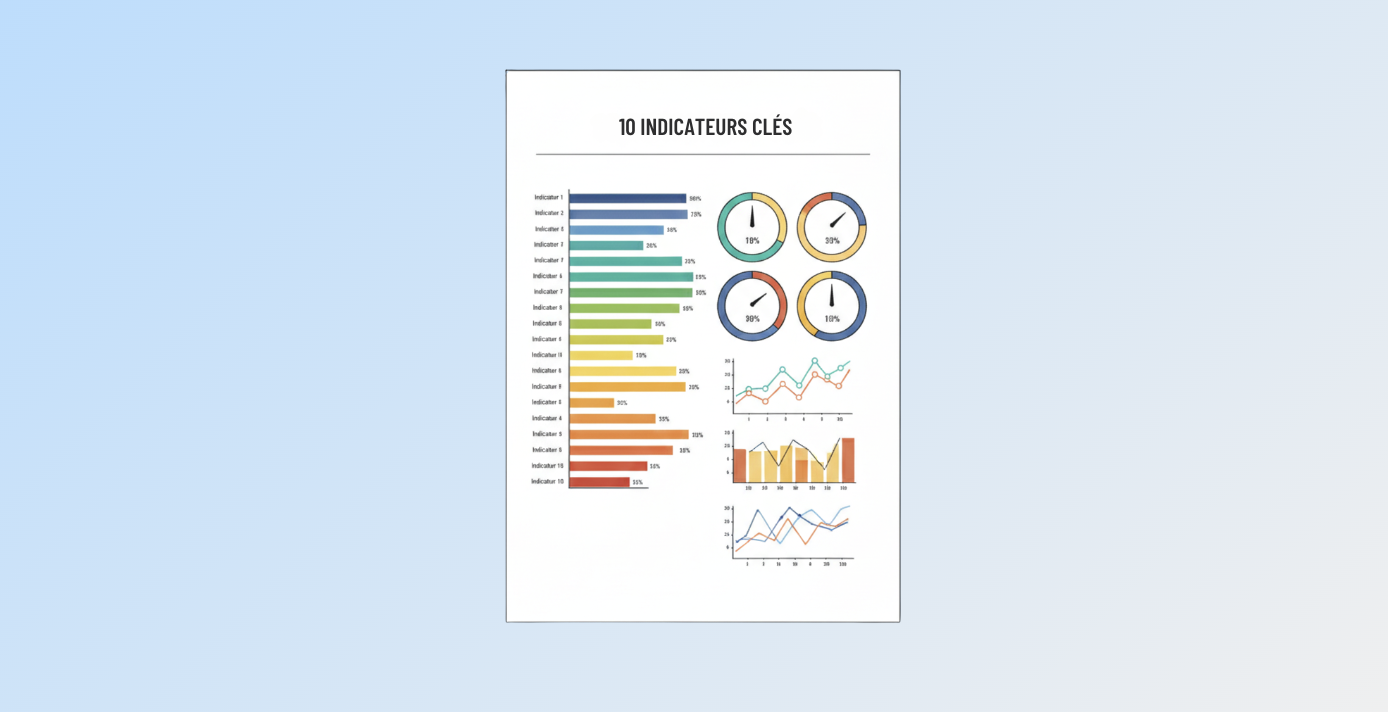 10 indicateurs clés pour gérer son entreprise efficacement