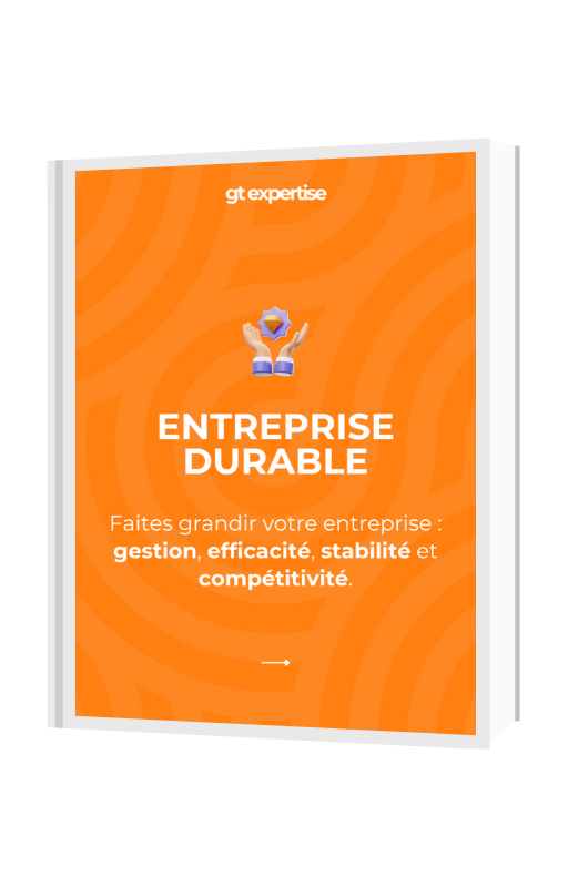Couverture du guide sur la durabilité d'entreprise — GT Expertise