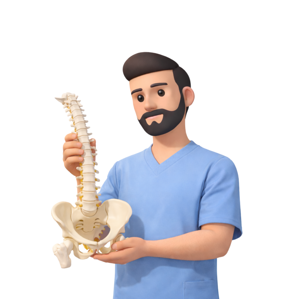 Illustration d'un expert comptable pour kinésithérapeutes