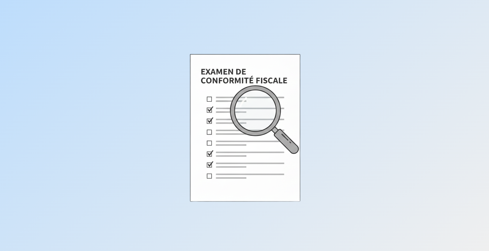 Examen de conformité fiscale ECF guide complet obligations