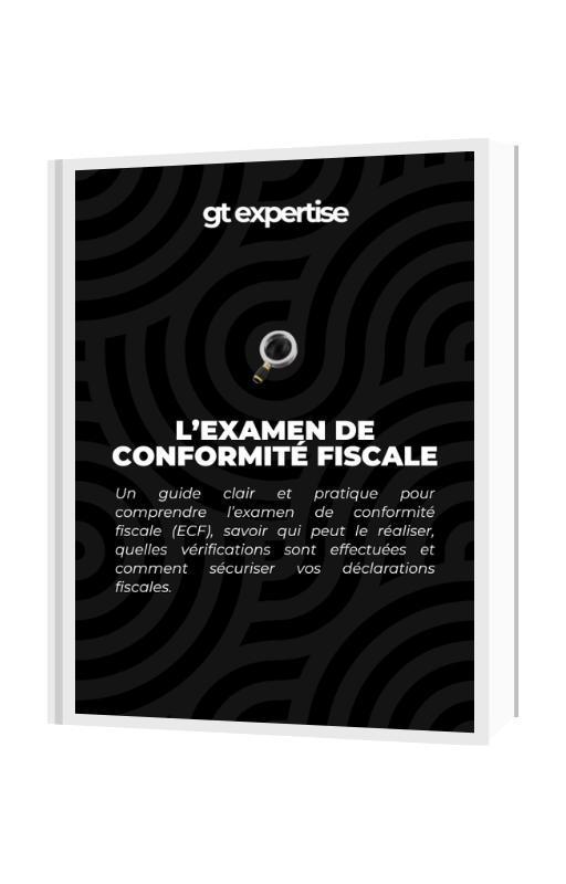 Couverture du guide sur l'examen de conformité fiscale (ECF) — GT Expertise