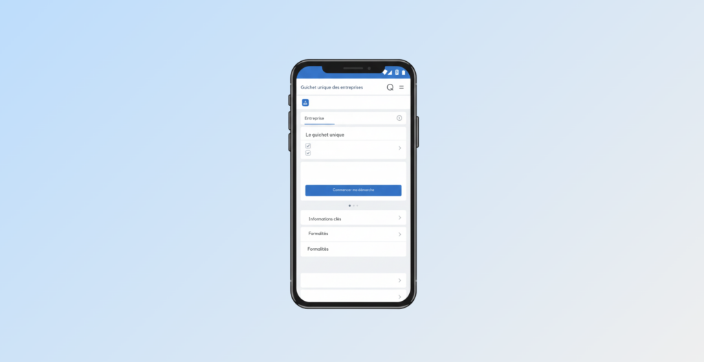 Le guichet unique des entreprises