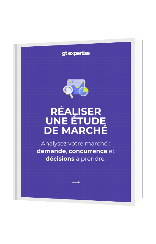 Couverture du guide sur l'étude de marché — GT Expertise