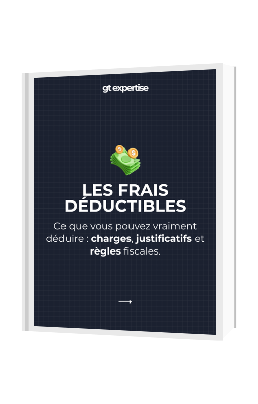 Couverture du guide sur les frais vraiment déductibles — GT Expertise