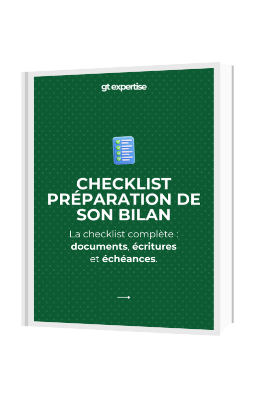 Couverture du guide checklist pour bien préparer son bilan — GT Expertise